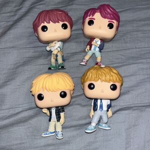 Funko Pop BTS Kpop Lot Jung Kook, Suga, Jimin, Jin Figures B1